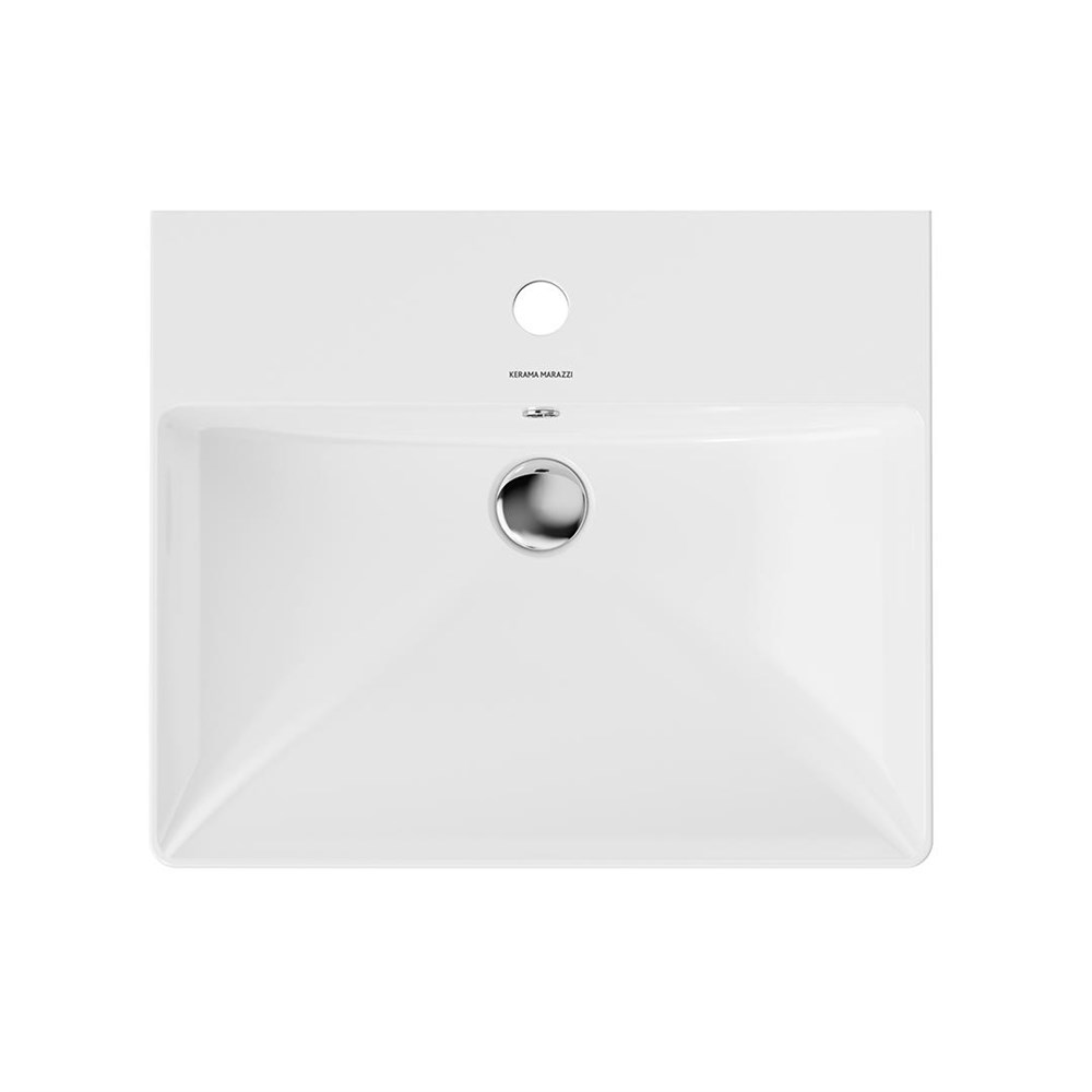 KERAMA MARAZZI PROR.wb.50 Раковина PRO мебельная/подвесная 50, белая глянцевая