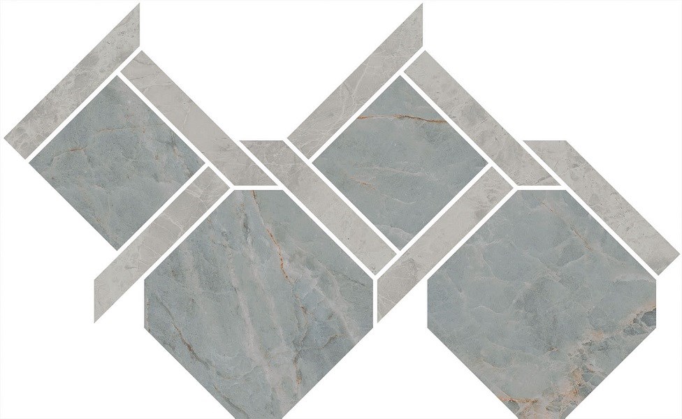 KERAMA MARAZZI ID166 Декор Риальто 2 наборный лаппатированный 48x29,5x0,9