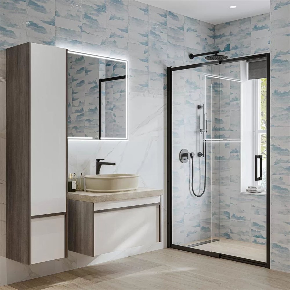 KERAMA MARAZZI MOD.165/AR Пенал MODULA подвесной 165 с дверцей и ящиком, арабика