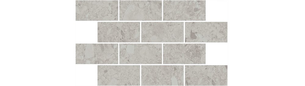 KERAMA MARAZZI DD605820/MM Декор Чеппо ди Гре мозаичный серый светлый матовый обрезной 34,6x20x0,9