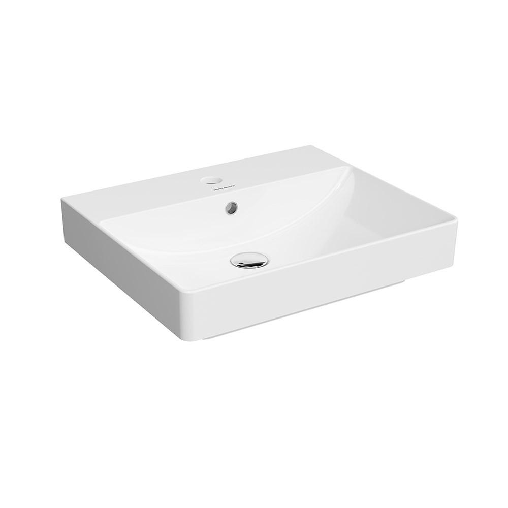 KERAMA MARAZZI PROR.wb.50 Раковина PRO мебельная/подвесная 50, белая глянцевая