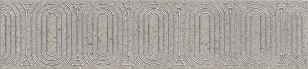 KERAMA MARAZZI OP/B206/12137R Бордюр Безана серый обрезной 25x5,5x9