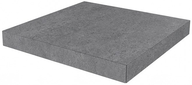 KERAMA MARAZZI DL501020R/GCA Ступень угловая клееная Фондамента серый темный 33x33x0,9